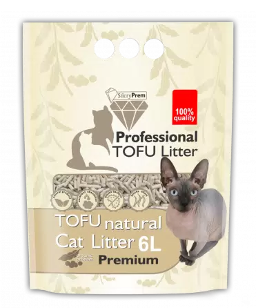 Наполнитель комкующийся SilcryPrem Тофу для кошачьего туалета Alpine Flowers 6л