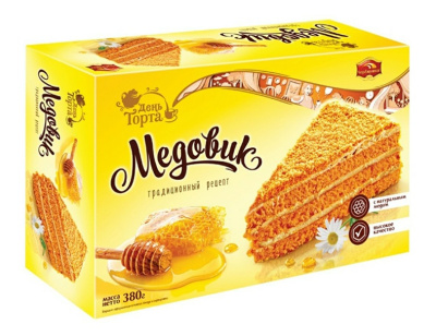 Торт Медовик Черемушки 380г