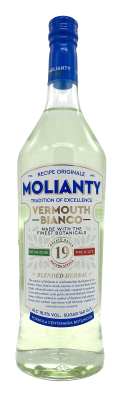 Вермут Молианти Бьянко сл 1л 18,5%