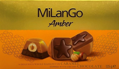 Конфеты шоколадные Миланго с Фундуком/Карамелью/Нугой 125г