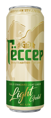 Пиво светлое Гёссер Голд 0,43л 4,2% ж/б