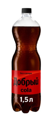 Напиток газ Добрый Кола без сахара 1,5л