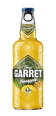 Напиток пивной Тонис Гаррет Ананас 0,4л 6% ст/б