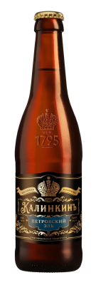 Пиво светлое КАЛИНКИНЪ Петровский Эль 0,4л 6%  ст/б