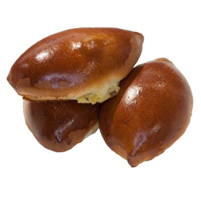 Пирожок печёный с луком и яйцом 100гр