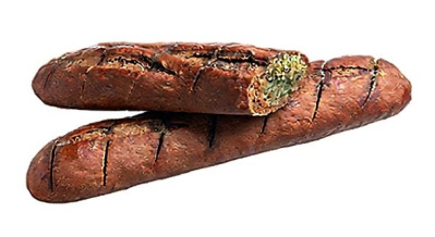 Минибагет темный с чесночным маслом 140г СП