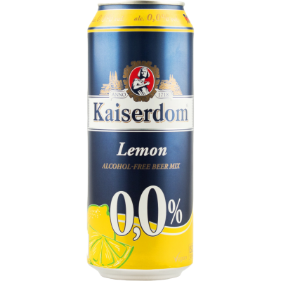 Пиво б/а Кайзердом Лимон 0,5л ж/б