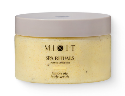 Скраб-бальзам д/тела Миксит 300г Соляной с ароматом лимонного пирога