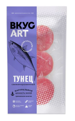 Медальоны из филе тунца ВкусАрт 400г