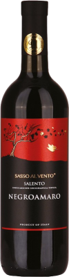 Вино Сассо Аль Венто Негроамаро Саленто кр п/сух 0,75л 13,5%