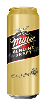 Напиток пивной Миллер Дженюин Драфт 0,44л 4,7% ж/б