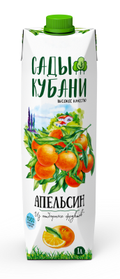 Нектар Сады Кубани Апельсин 1л