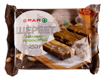 Щербет SPAR Молочно-Арахисовый 250г
