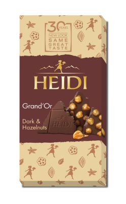 Шоколад Хайди темный с фундуком 100г