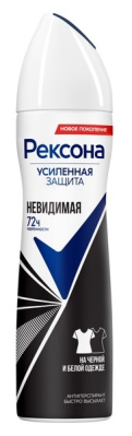 Део Рексона 150мл Невидимый на чистый бриллиант спрей жен