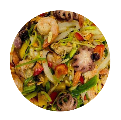 Салат морской коктейль вес