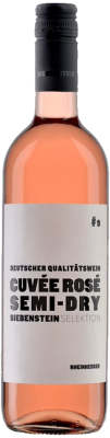 Вино Зибенштайн Зелекцион Кюве Розе Семи-Драй Дойча Квалитетсвайн роз п/сух 0,75л 11%