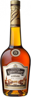 Коньяк Старый Кёнигсберг 5 лет 0,5л 40%
