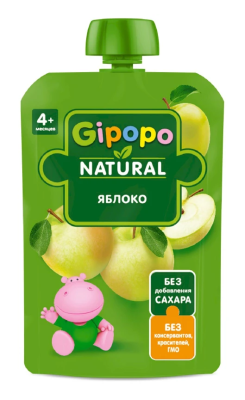 Пюре Гипопо Яблоко с 4мес 90г д/п