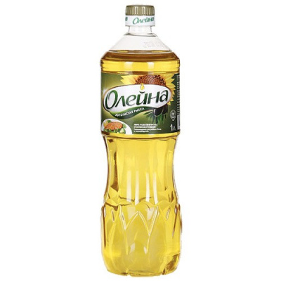 Масло подсолнечное с добавлением оливкового Олейна 1л