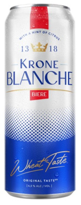 Напиток пивной Крон Бланш Бьер 0,45л 4,5% ж/б