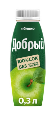Сок Добрый Яблоко 0,3л