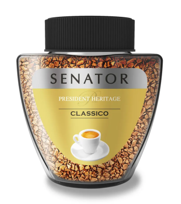 Кофе растворимый Сенатор Президент Эритаж Классик 85г ст/б