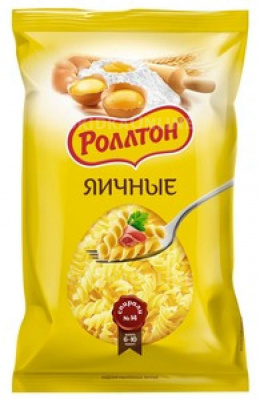 Макароны яичные Роллтон Спирали 400г
