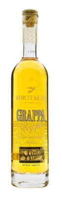 Водка виноградная Коктебель Граппа Резерв 0,5л 40%