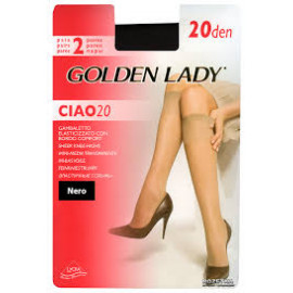 Гольфы Голден Леди 2 пары Чао 20 неро