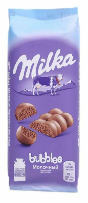 Шоколад Милка Баббл молочный 90г