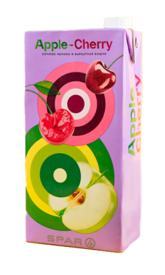 Нектар SPAR Яблоко/Вишня 2л