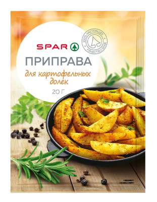 Приправа SPAR для Картофельных долек 20г