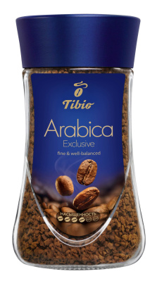 Кофе растворимый Тибио Арабика Эксклюзив раств 95г ст/б