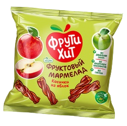 Мармелад жевательный Фрути Хит Косички из Яблок 45г