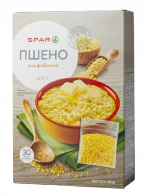 Пшено шлифованное SPAR 5*80г