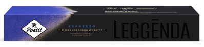 Кофе Поэтти Легенда Эспрессо молотый в капсулах 5,3г*10шт