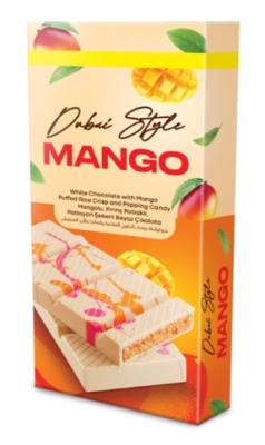 Шоколад Бениссимо бел манг крем хруст рис и взрыв карам 200г