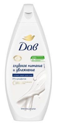 Гель для душа Дав 250мл Наслаждение и Забота