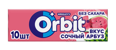 Жевательная резинка Орбит Сочный арбуз 13,6г