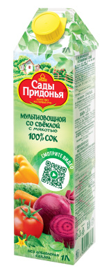 Сок Сады Придонья Мультиовощной с солью 1л