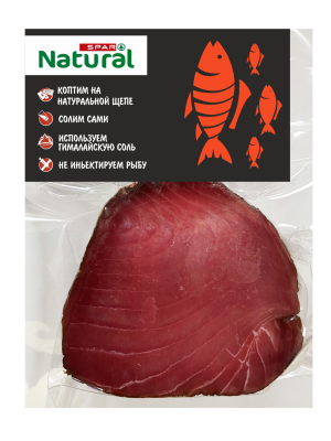 Филе тунца холодного копчения в/у ЛП вес