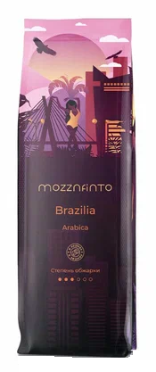 Кофе молотый Моццафиато Бразилия Сантос 250г