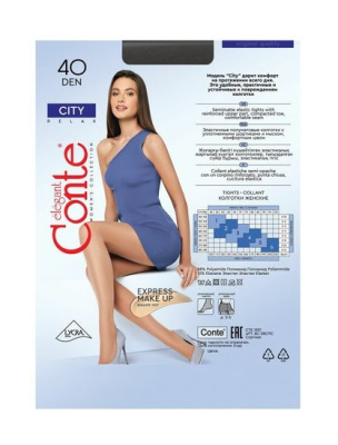 Колготки женские Конте Spar City 40 nero 2