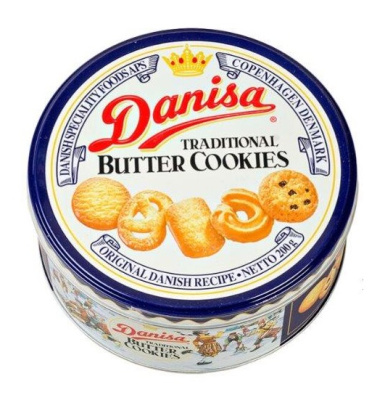 Печенье Даниса сливочное cдобное 200г ж/б