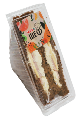 Спар Сэндвич с ветчиной и сыром Люблинские продукты 200г