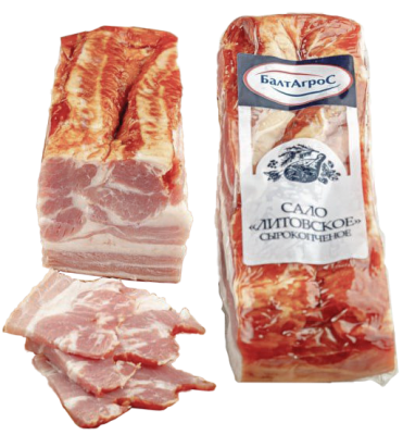 Сало Литовское с/к в/у БалтАгрос 350г