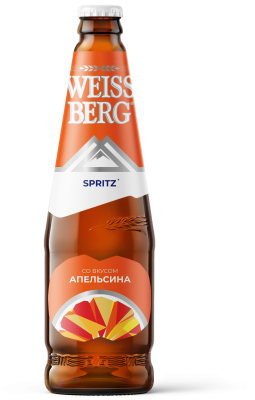 Напиток пивной н/ф Вайс Берг Спритц Апельсин 0,44л 4% ст/б