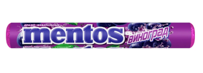 Жевательная конфета Ментос Виноград 37,5г