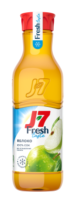 Сок охлажденный J7 Яблочный осветленный п/б 850мл